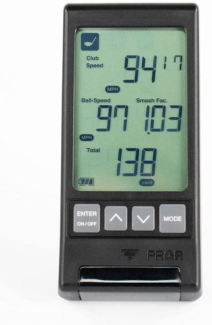 PRGR Black Pocket Golf Launch Monitor HS-130A (2021 Model)