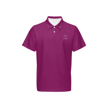 Men's Classic Fit Short-Sleeve Solid Polo w/logo-029