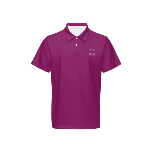 Men's Classic Fit Short-Sleeve Solid Polo w/logo-029