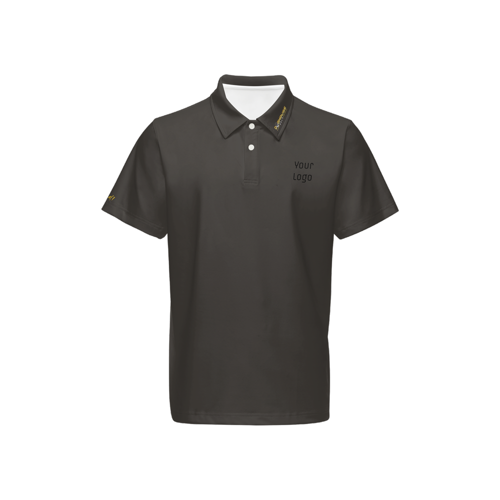 Men's Classic Fit Short-Sleeve Solid Polo w/logo-033