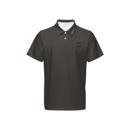 Men's Classic Fit Short-Sleeve Solid Polo w/logo-033