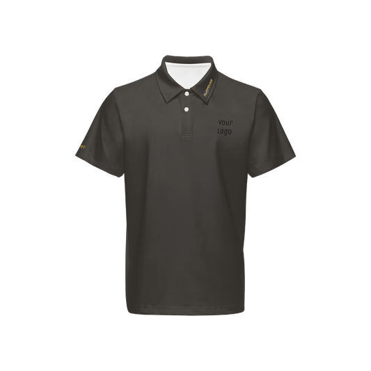 Men's Classic Fit Short-Sleeve Solid Polo w/logo-033