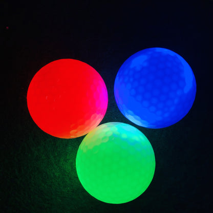 LED luminous golf ball constant light flash colorful night club special second shot timing function GOLF Electronics