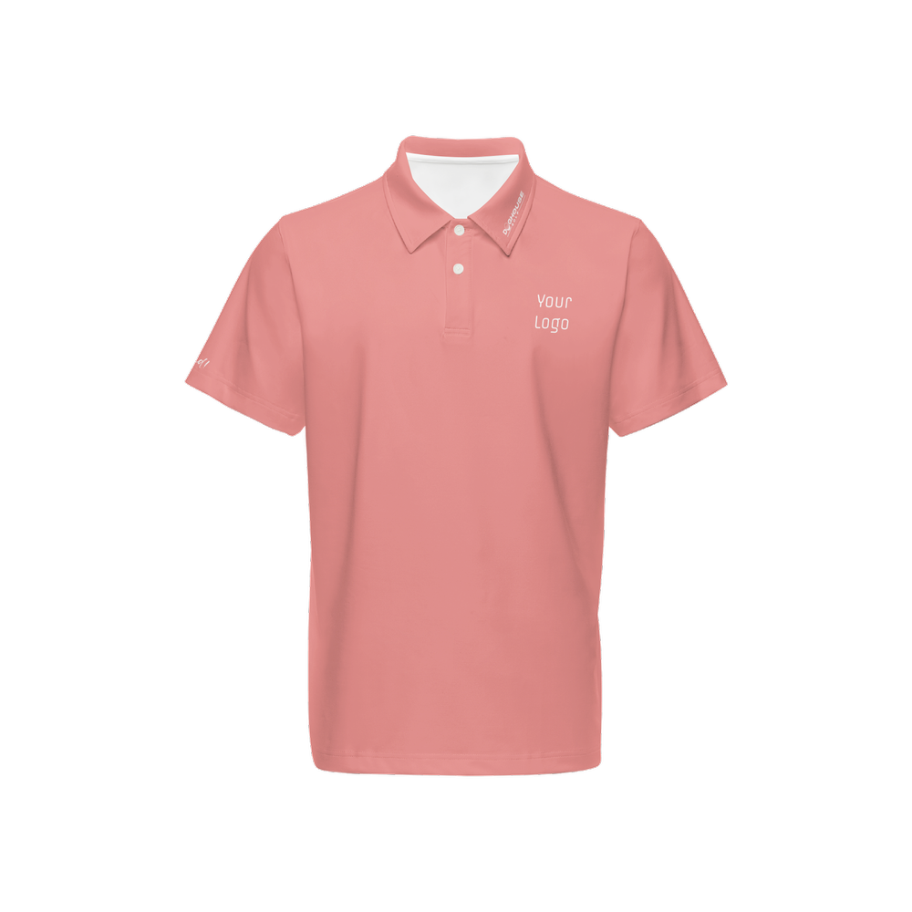 Men's Classic Fit Short-Sleeve Solid Polo w/logo-020