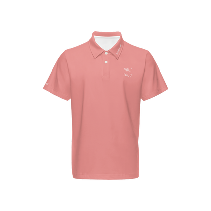 Men's Classic Fit Short-Sleeve Solid Polo w/logo-020