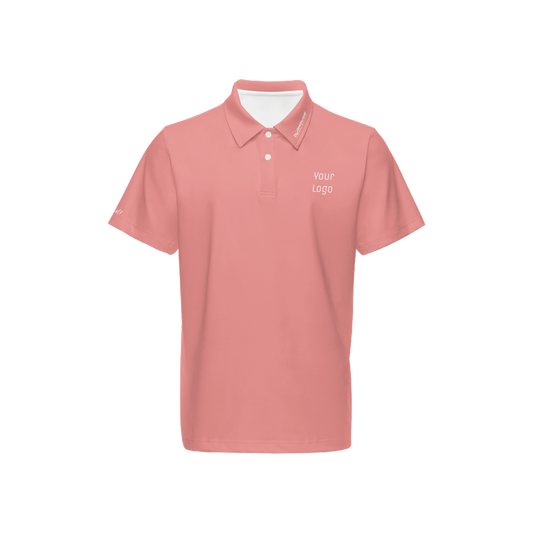 Men's Classic Fit Short-Sleeve Solid Polo w/logo-020