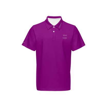 Men's Classic Fit Short-Sleeve Solid Polo w/logo-028