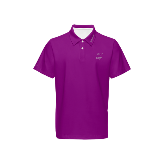 Men's Classic Fit Short-Sleeve Solid Polo w/logo-028