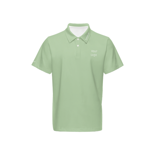 Men's Classic Fit Short-Sleeve Solid Polo w/logo-011