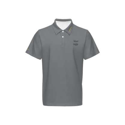 Men's Classic Fit Short-Sleeve Solid Polo w/logo-032