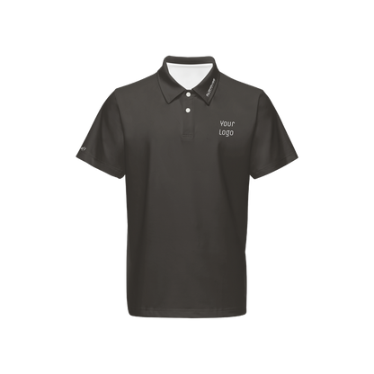 Men's Classic Fit Short-Sleeve Solid Polo w/logo-003