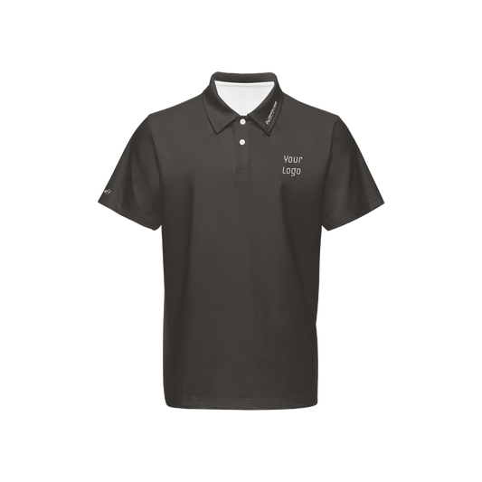 Men's Classic Fit Short-Sleeve Solid Polo w/logo-003