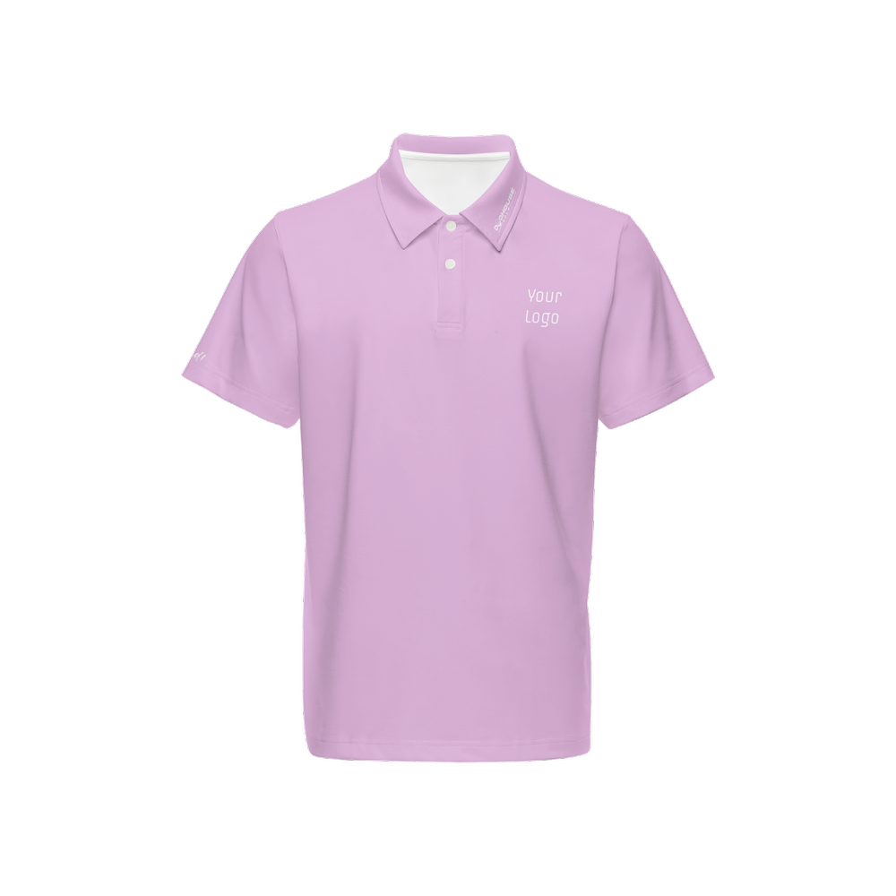 Men's Classic Fit Short-Sleeve Solid Polo w/logo-026