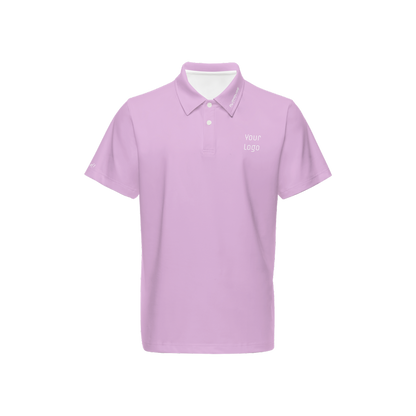 Men's Classic Fit Short-Sleeve Solid Polo w/logo-026