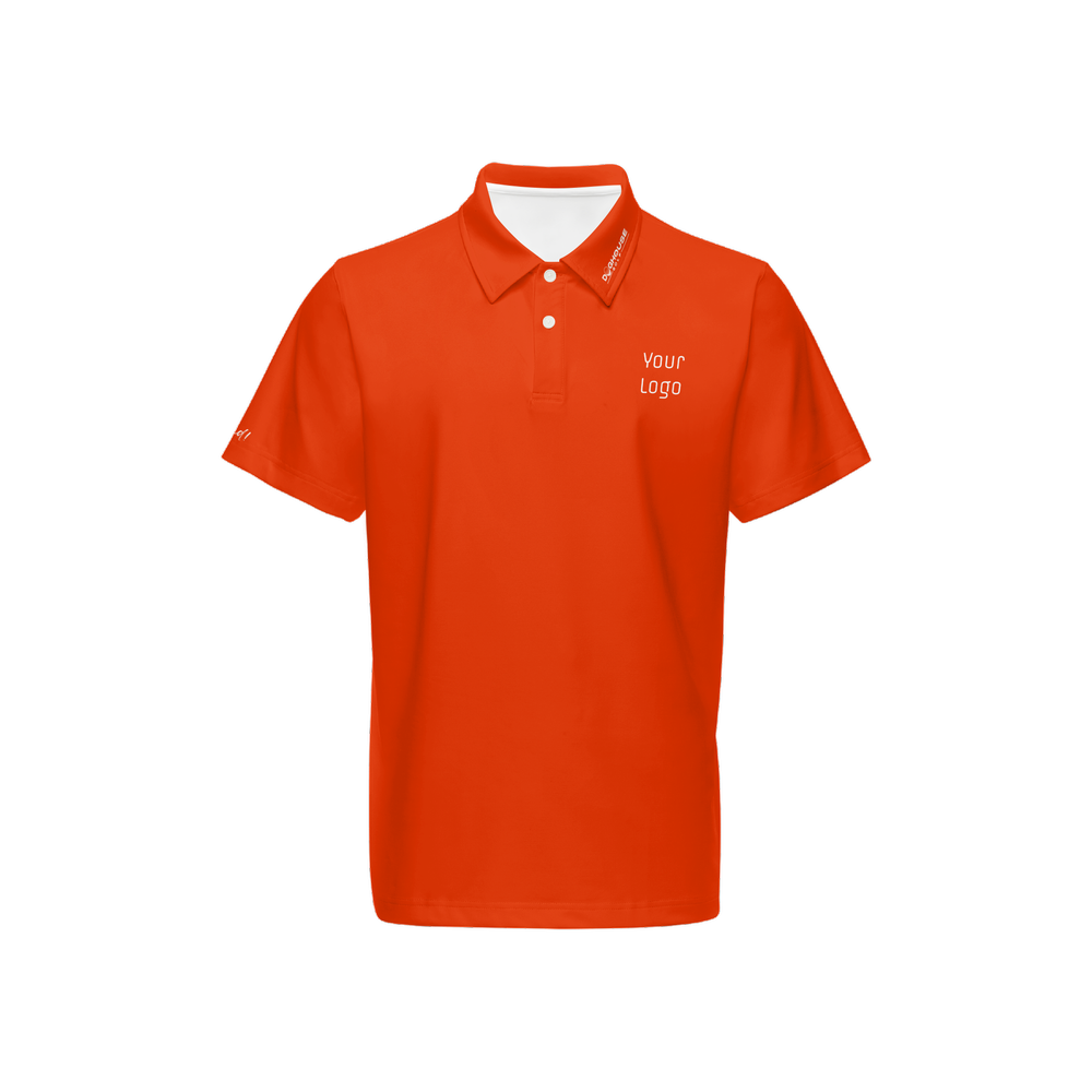 Men's Classic Fit Short-Sleeve Solid Polo w/logo-022