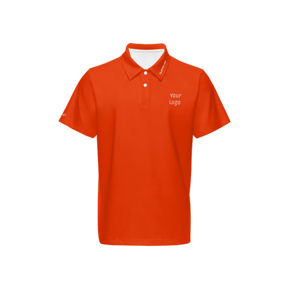 Men's Classic Fit Short-Sleeve Solid Polo w/logo-022