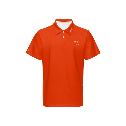 Men's Classic Fit Short-Sleeve Solid Polo w/logo-022