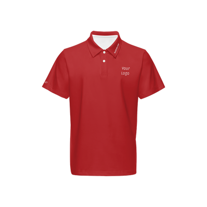 Men's Classic Fit Short-Sleeve Solid Polo w/logo-023