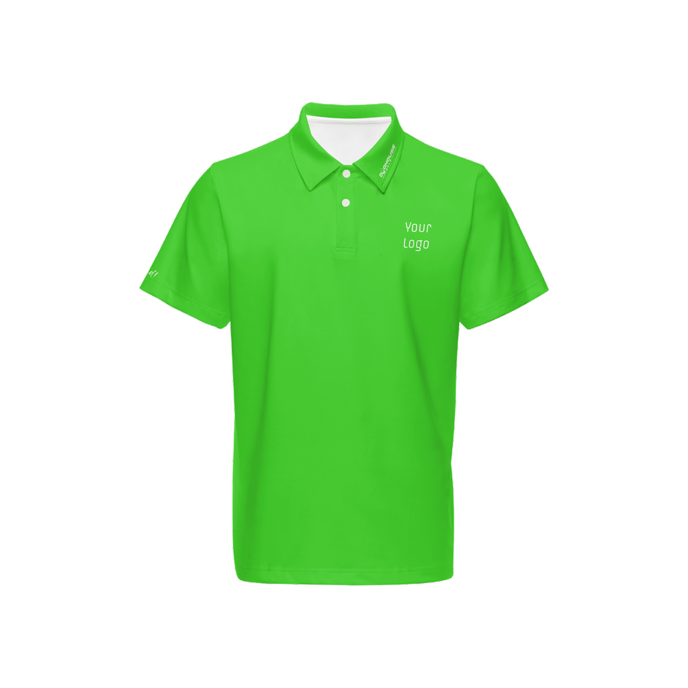 Men's Classic Fit Short-Sleeve Solid Polo w/logo-012