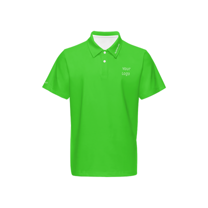 Men's Classic Fit Short-Sleeve Solid Polo w/logo-012