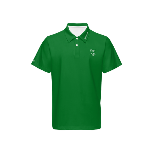 Men's Classic Fit Short-Sleeve Solid Polo w/logo-014