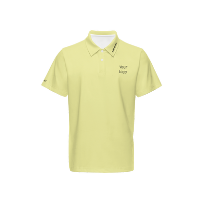 Men's Classic Fit Short-Sleeve Solid Polo w/logo-015