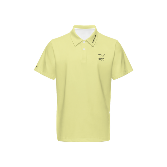 Men's Classic Fit Short-Sleeve Solid Polo w/logo-015