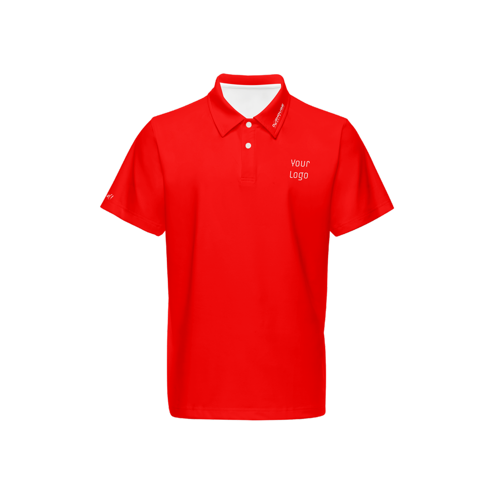 Men's Classic Fit Short-Sleeve Solid Polo w/logo-021