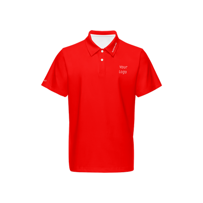 Men's Classic Fit Short-Sleeve Solid Polo w/logo-021