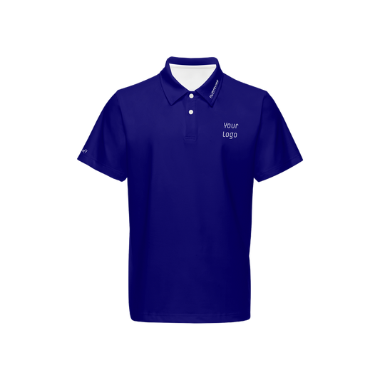 Men's Classic Fit Short-Sleeve Solid Polo w/logo-010