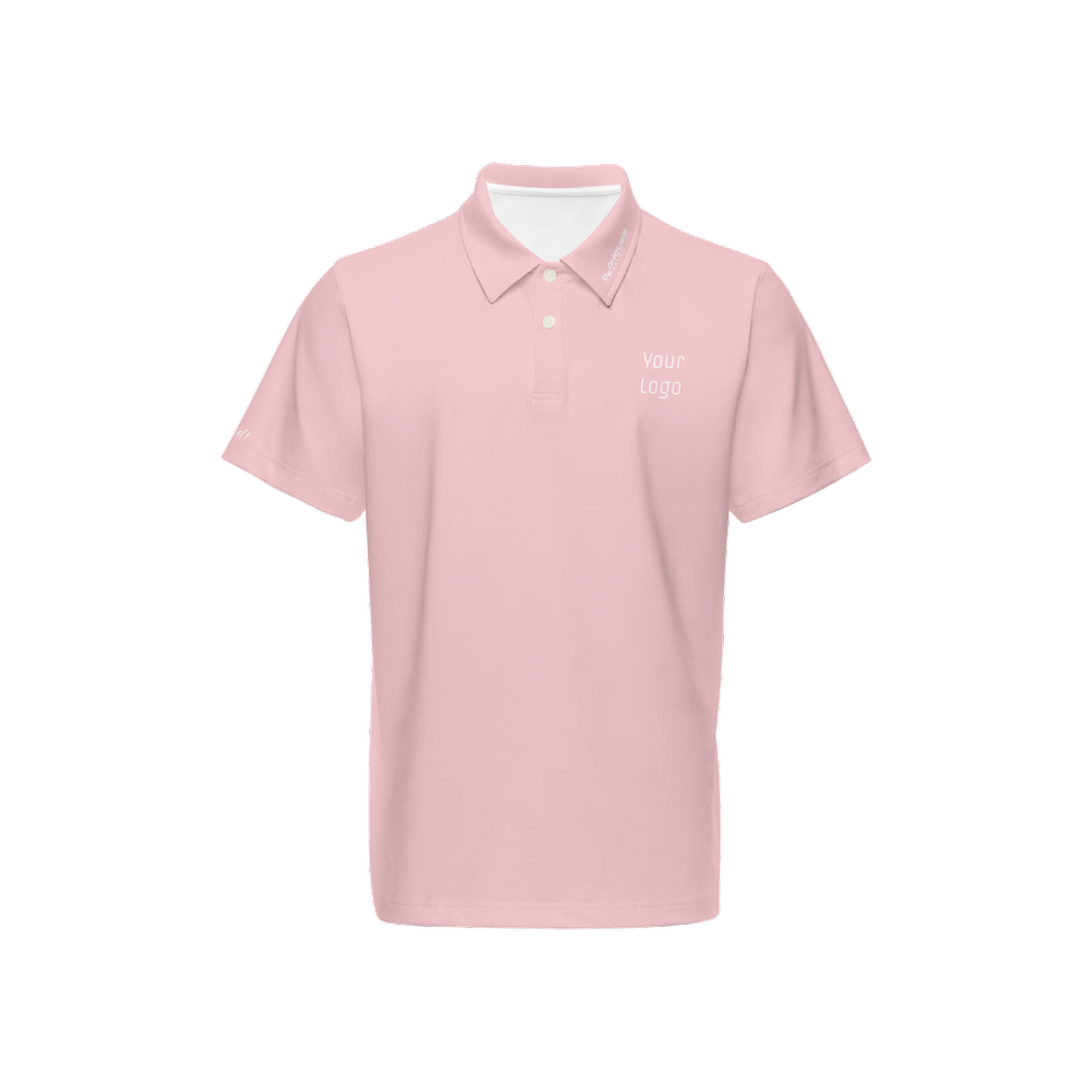 Men's Classic Fit Short-Sleeve Solid Polo w/logo-019