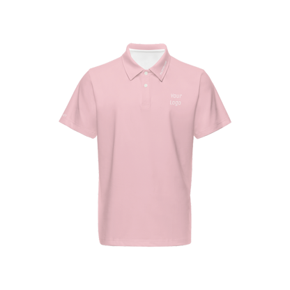 Men's Classic Fit Short-Sleeve Solid Polo w/logo-019