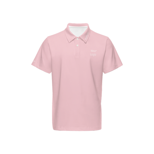 Men's Classic Fit Short-Sleeve Solid Polo w/logo-019