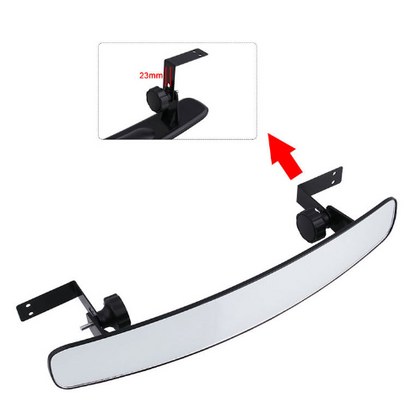 Indoor rearview mirror for golf carts