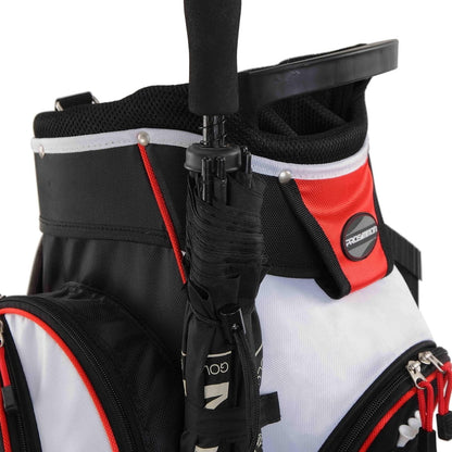 Prosimmon Tour 14 Way Cart Golf Bag Black, Red