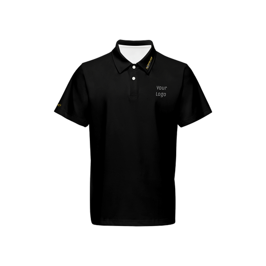 Men's Classic Fit Short-Sleeve Solid Polo w/logo-034