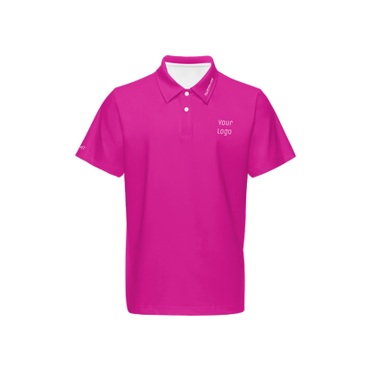 Men's Classic Fit Short-Sleeve Solid Polo w/logo-027