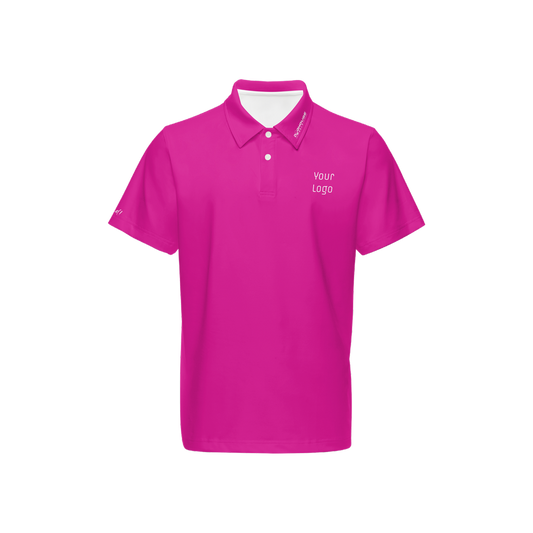 Men's Classic Fit Short-Sleeve Solid Polo w/logo-027