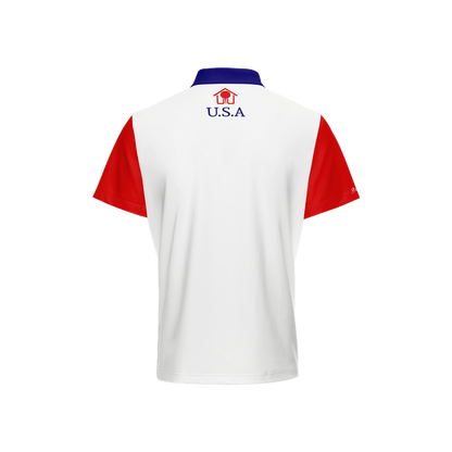 Men's Classic Fit Short-Sleeve Polo Shirt-American Pride 2