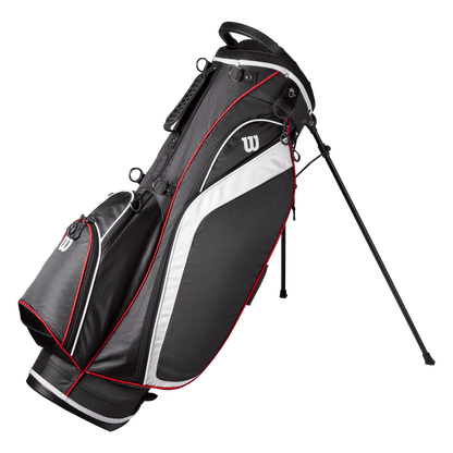 Wilson Stand Golf Bag, 6 Way Divider, Black/White/Red