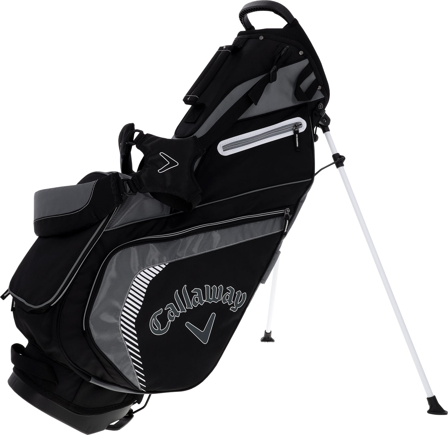 Callaway Capital White Black Silver Stand Golf Bag