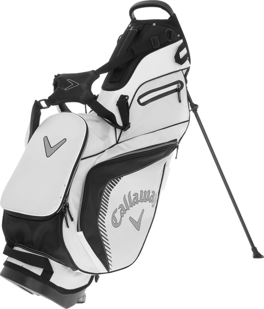 Callaway Capital White Black Silver Stand Golf Bag