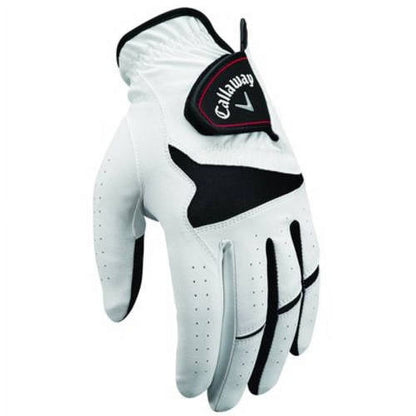 Callaway XXT Xtreme Golf Glove, 2 Pack, White (Worn on Left Hand)