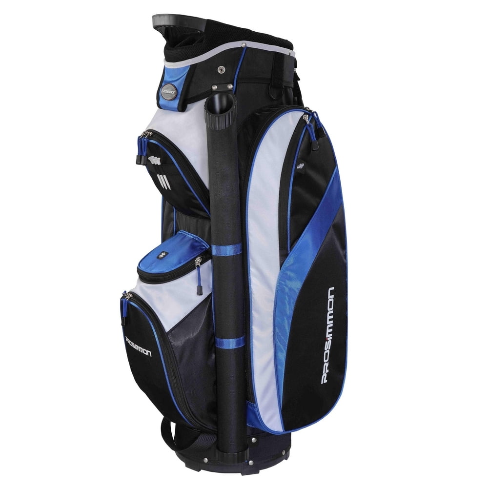 Prosimmon Tour 14 Way Cart Golf Bag Black, Red