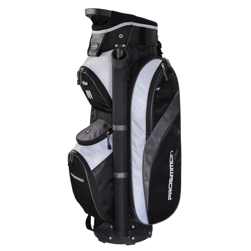 Prosimmon Tour 14 Way Cart Golf Bag Black, Red