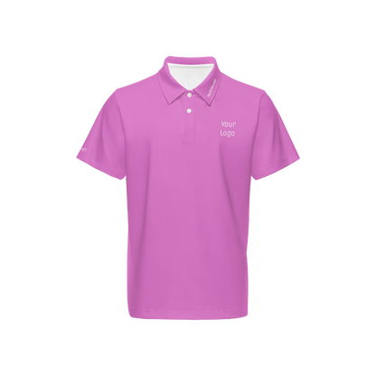 Men's Classic Fit Short-Sleeve Solid Polo w/logo-025