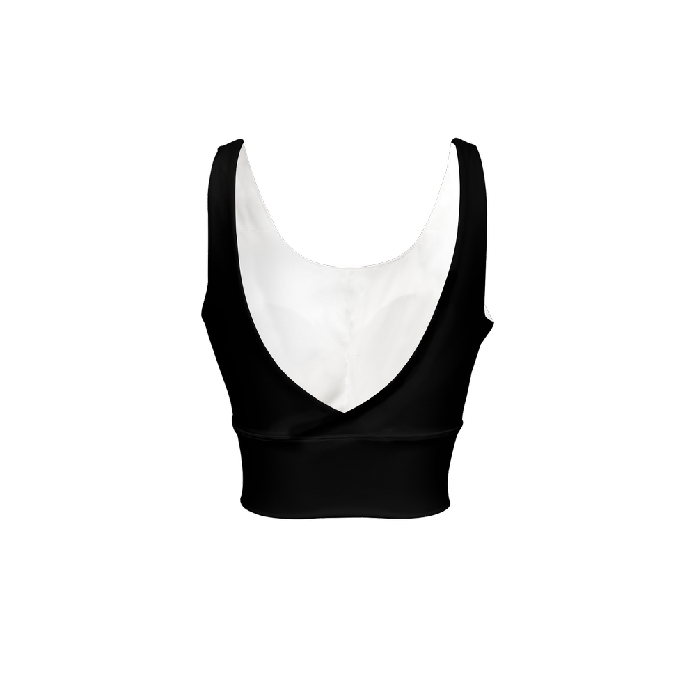 Women's Longline V-Shape-Back Sports Bra-Butter Soft Texture