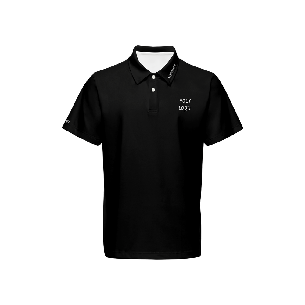 Men's Classic Fit Short-Sleeve Solid Polo w/logo-004