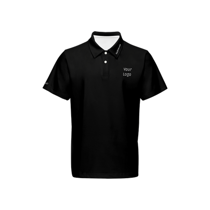 Men's Classic Fit Short-Sleeve Solid Polo w/logo-004