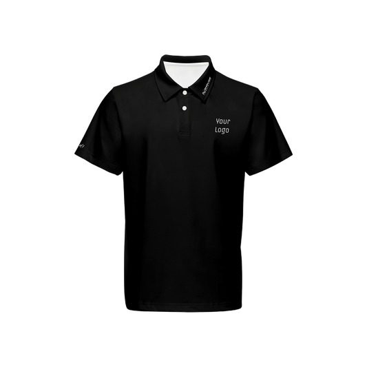 Men's Classic Fit Short-Sleeve Solid Polo w/logo-004